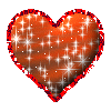 Hartjes Glitter plaatjes 