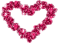 Hartjes Glitter plaatjes 