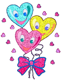 Hartjes Glitter plaatjes 