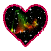 Hartjes Glitter plaatjes 