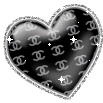 Hartjes Glitter plaatjes 