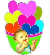 Hartjes Glitter plaatjes 