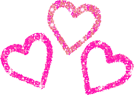 Hartjes Glitter plaatjes 