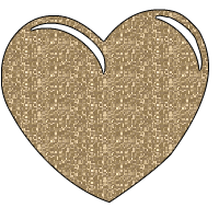 Hartjes Glitter plaatjes 