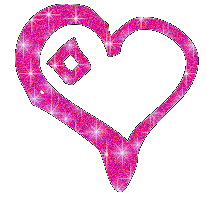 Hartjes Glitter plaatjes 