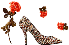 Glitter plaatjes Hoge hakken 