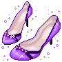 Glitter plaatjes Hoge hakken 