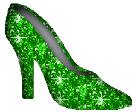 Glitter plaatjes Hoge hakken 
