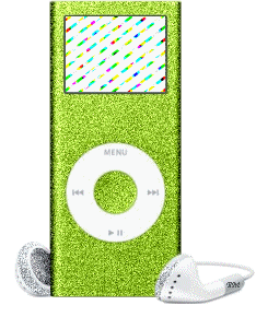 Ipod Glitter plaatjes 