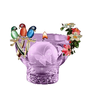 Kaarsen Glitter plaatjes 