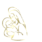 Kerst Glitter plaatjes Maria Met Jezus In Armen