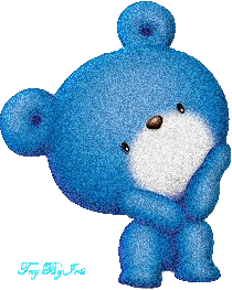 Glitter plaatjes Knuffelberen 