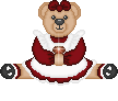 Glitter plaatjes Knuffelberen 