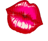 Lippen Glitter plaatjes Roze Glitter Lippen