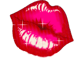 Lippen Glitter plaatjes Roze Glitter Lippen