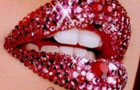 Lippen Glitter plaatjes 