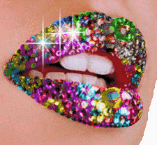 Lippen Glitter plaatjes 