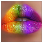 Lippen Glitter plaatjes 