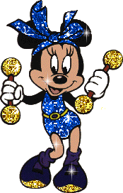 Glitter plaatjes Mickey minie mouse 