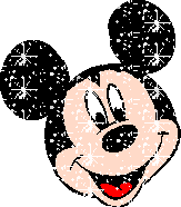 Glitter plaatjes Mickey minie mouse 