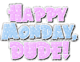 Glitter plaatjes Monday 