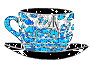 Servies Glitter plaatjes 