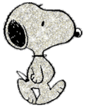 Snoopy Glitter plaatjes 
