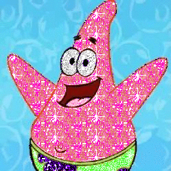 Spongebob Glitter plaatjes 