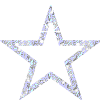 Sterren Glitter plaatjes 