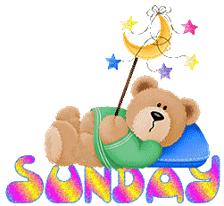Glitter plaatjes Sunday 