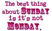 Glitter plaatjes Sunday 