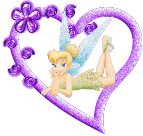 Tinkerbell Glitter plaatjes 
