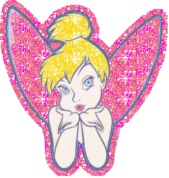 Tinkerbell Glitter plaatjes 