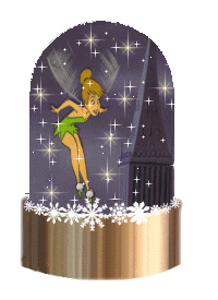 Tinkerbell Glitter plaatjes 
