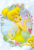 Tinkerbell Glitter plaatjes 