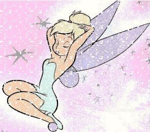 Tinkerbell Glitter plaatjes 