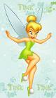 Tinkerbell Glitter plaatjes 