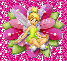 Tinkerbell Glitter plaatjes 