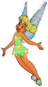 Tinkerbell Glitter plaatjes 