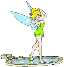 Tinkerbell Glitter plaatjes 