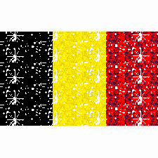 Vlaggen Glitter plaatjes Belgie