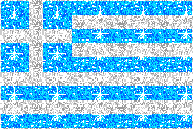 Vlaggen Glitter plaatjes Griekenland