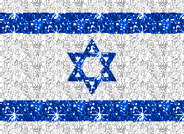 Vlaggen Glitter plaatjes Israel