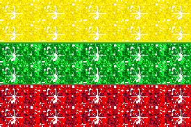 Vlaggen Glitter plaatjes Litouwen