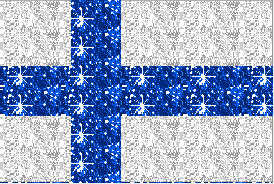 Vlaggen Glitter plaatjes Finland