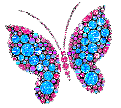 Vlinders Glitter plaatjes 