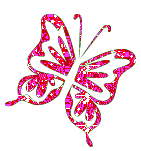 Vlinders Glitter plaatjes Vlinder Glitter Roze