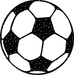 Voetbal Glitter plaatjes 