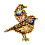 Vogels Glitter plaatjes 