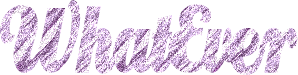 Glitter plaatjes Whatever 